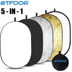 5-in-1 Collapsible Oval Reflector (60x90cm / 24x35")